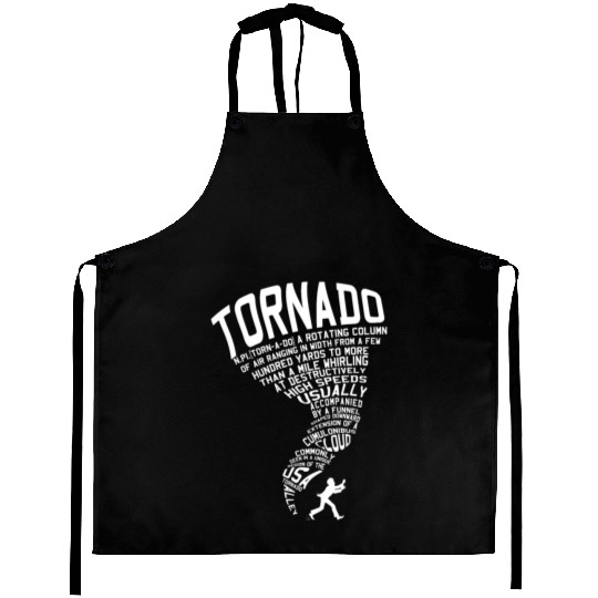 Tornado Storm Chaser Hurricane Wind Weather Gift Aprons