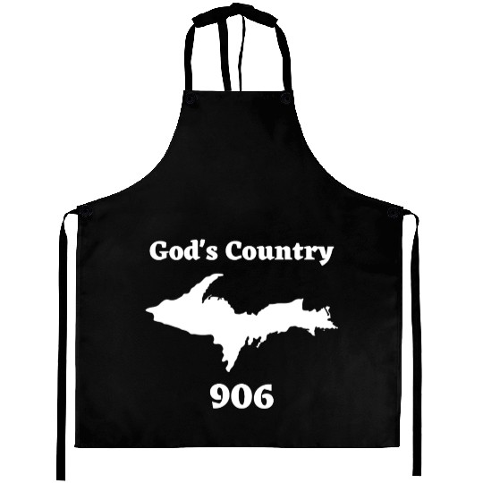 God's Country 906, Upper Peninsula Michigan Yooper Aprons
