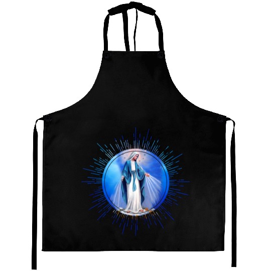 Virgin mary madonna maria ave maria catholic bibel Aprons