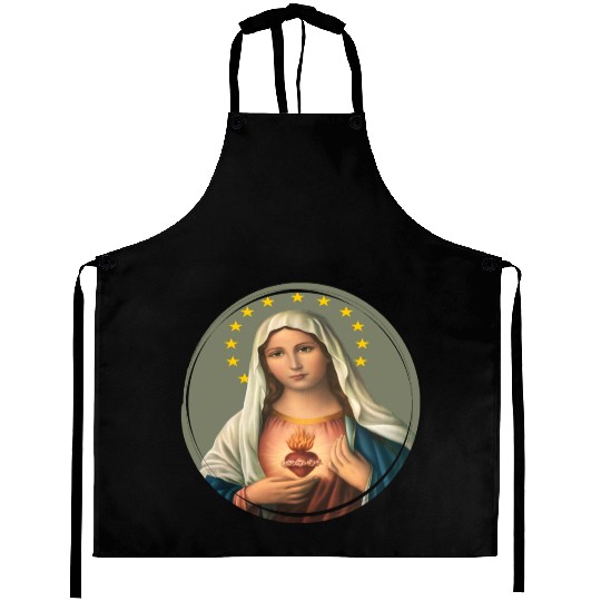 Virgin mary madonna maria ave maria catholic bibel Aprons