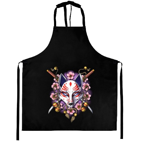Kitsune Japanese Fox Mask Aprons