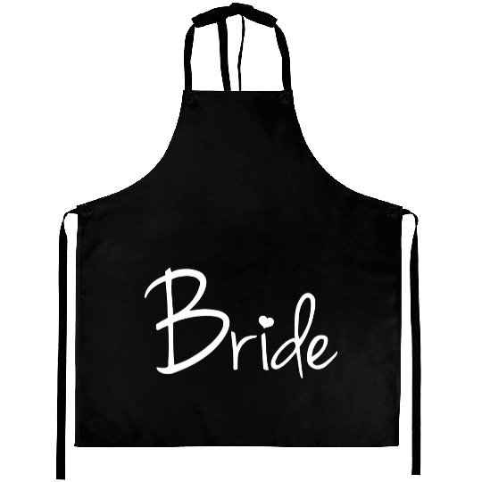 Bride Love Cool Logo Aprons