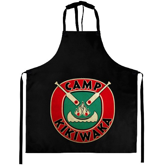 Vintage Camp Kikiwaka Logo Aprons
