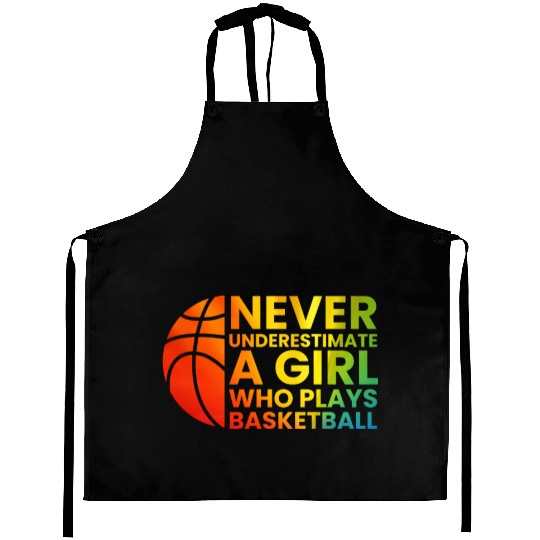 Basketball Girl Underestimate Aprons