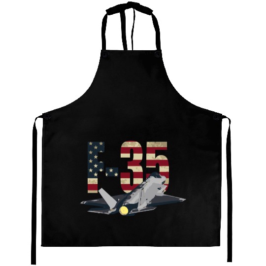 Airforce Veteran Us American Flag Aprons