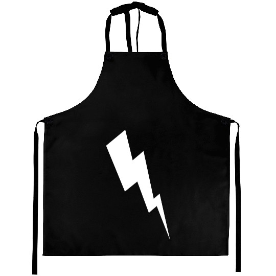 zeus lightening bolt Aprons