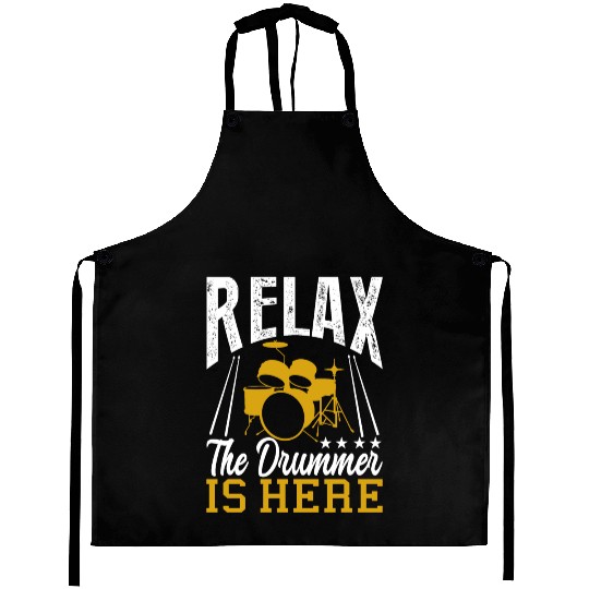 Relax the drummer is here drummers Aprons