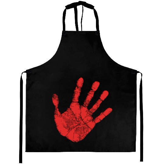 Red Hand - Supporter of MMIW Aprons