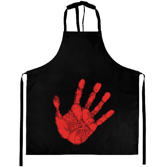 Red Hand - Supporter of MMIW Aprons