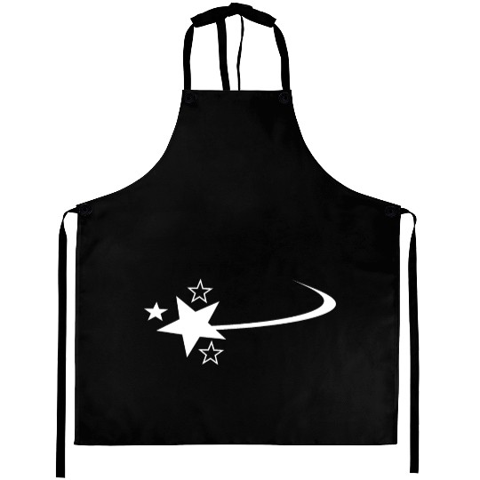 White Shooting Star Aprons