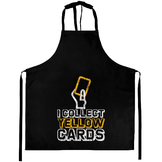 I Collect Yellow Cards 3 Aprons
