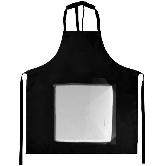 metal surface square craft silver shiny square Aprons