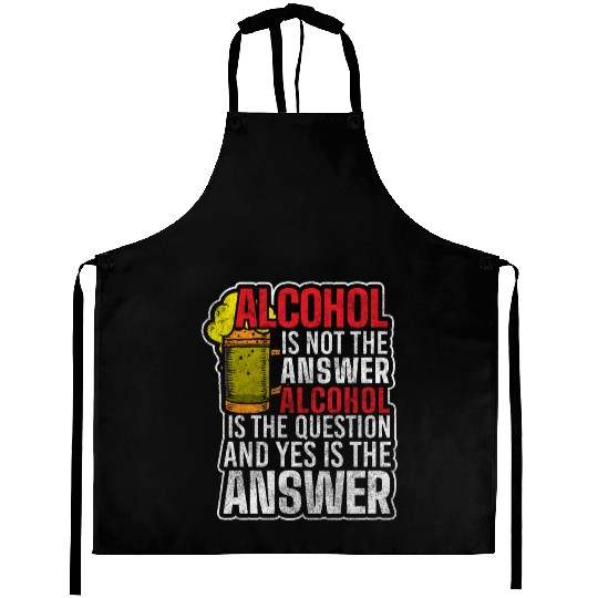 Alcohol Wine Beer Beer Bottle Aprons