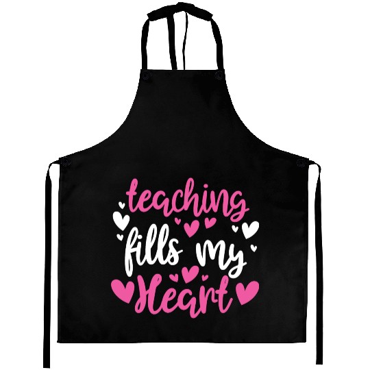 His and Her Valentine Gift Teacher Teaching Fills Aprons
