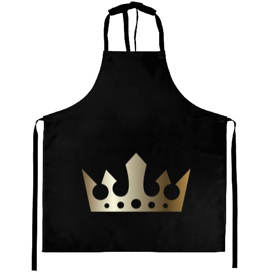 VIP golden crown king gold vector image monarch Aprons