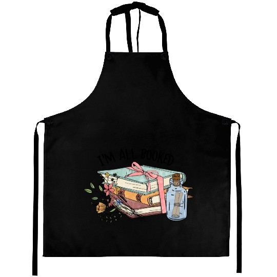 I m all booked sublimation Aprons