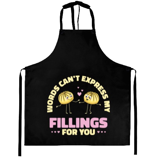 Dim Sums Filling Asian Food Chinese Food Fan Aprons