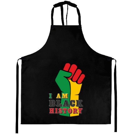 I Am Black History, Juneteenth, Freedom Day Aprons