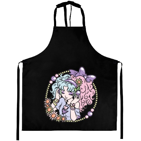 Pastel Goth Girl Aprons