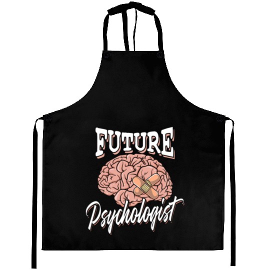 Future psychologist - therapy psychology brain Aprons