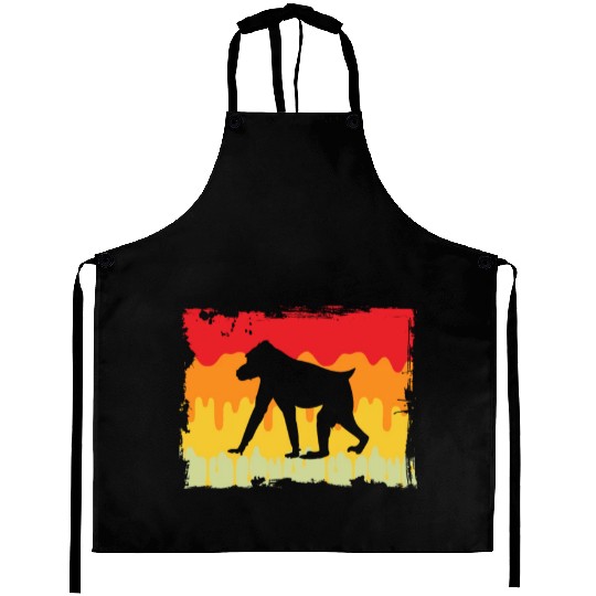 monkey retro Aprons