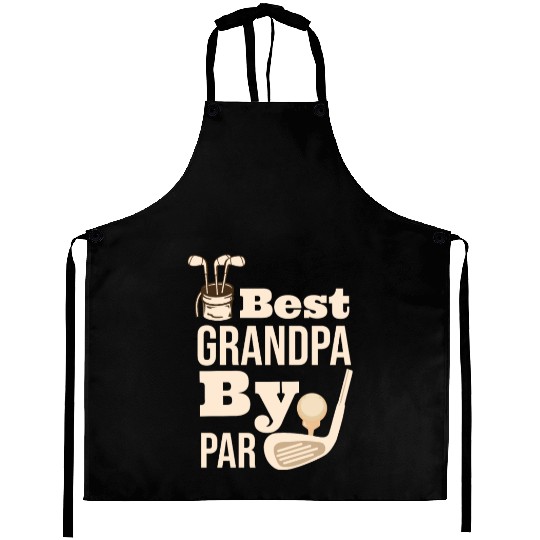 Best Grandpa By Par Father s Day Golf Grandad Golf Aprons