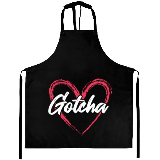 Gotcha Heart Adoption Aprons