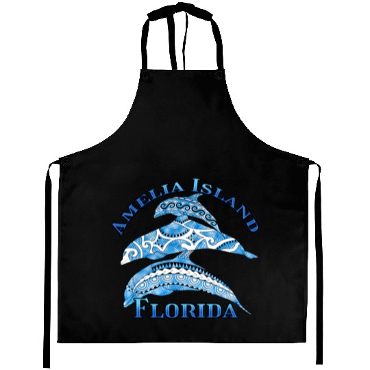 Amelia Island Florida Vacation Tribal Dolphins Aprons