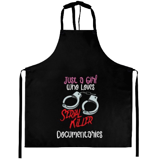 True Crime Murder Spy Crime Interest Gift Idea Aprons