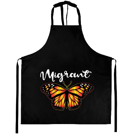 Migrant Monarch Butterfly Lover Cute Butterflies Aprons