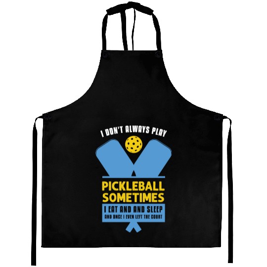 Pickleball Lovers Funny Pickleball Aprons