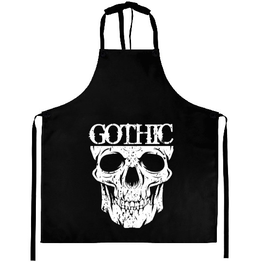 Gothic Skull Aprons