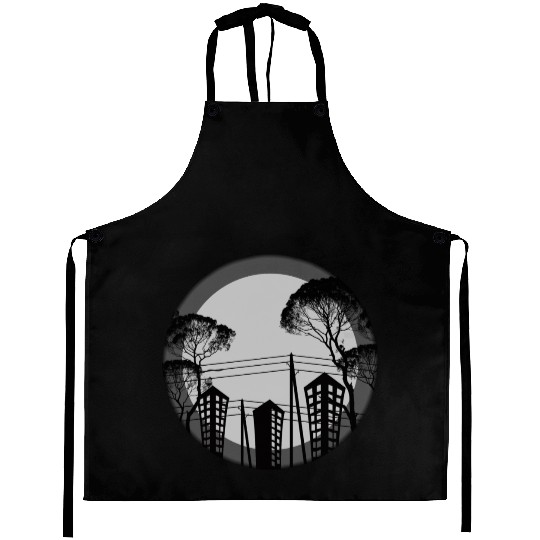 Black Tree Building Aprons