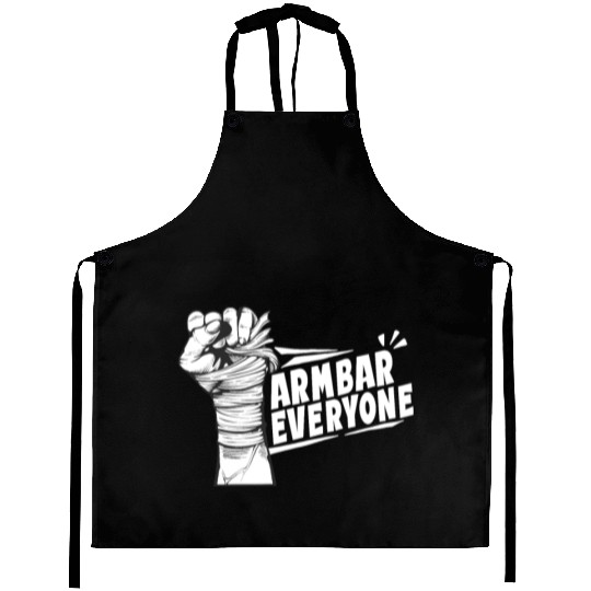 Vintage BJJ Armbar Everyone Retro Grappling Jiu Ji Aprons