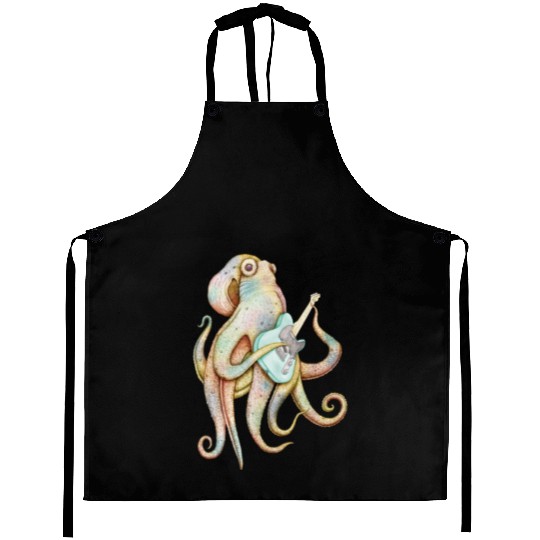 POLAH the axe wielding Octopus on Aqua Aprons