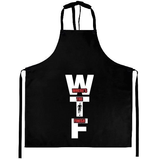 WTF Where's The Finish - Running Runner Aprons