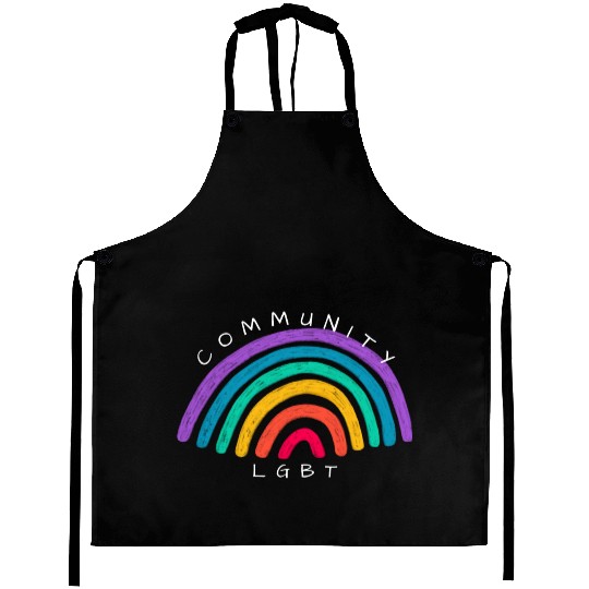 Lgbt community, Pride, rainbow Aprons