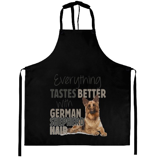 Everything Tastes Better With German Shepherd Hair Aprons