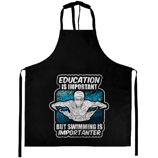 Swimmer Beach Hobby Sport Aprons