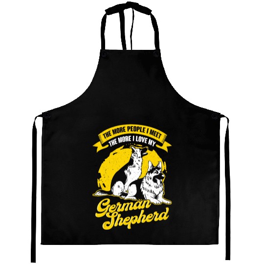 German Shepherd Dog Lover Gift Aprons