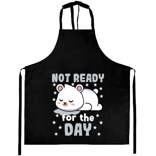 Polar Bear Polar Bear Not Ready For The Day Aprons