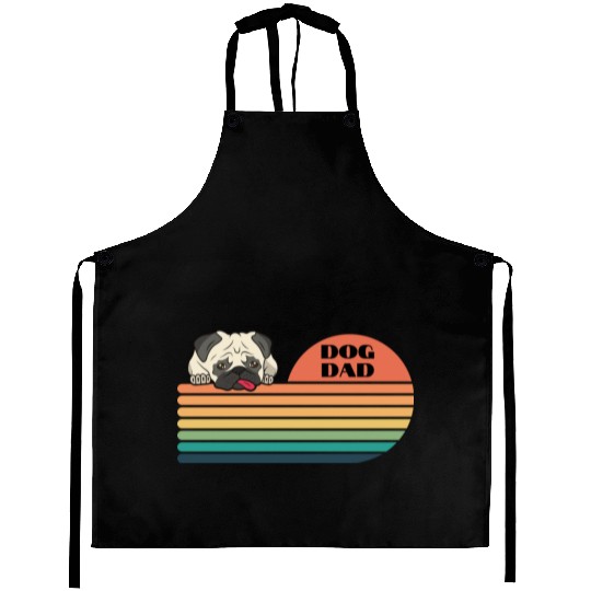 Retro Pug Lover Gift Aprons