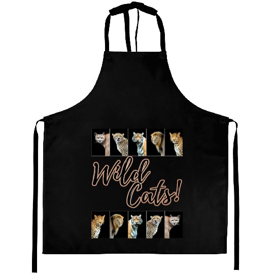 WILDCATS! | Lion, Leopard, Cheetah, Puma, Tiger Aprons