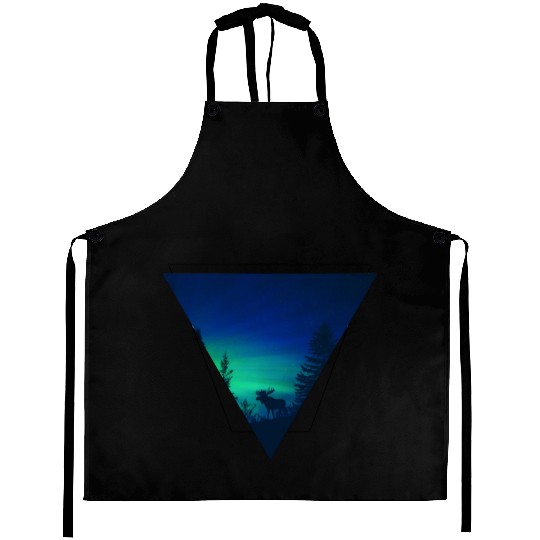 Geometric Moose - Polarlight Aprons