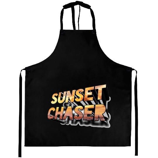 Sunset chaser 3D design Aprons