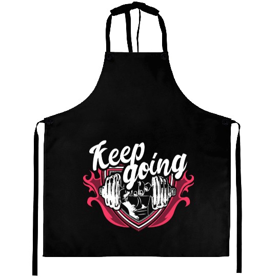 Weight Training Gym Muscles Gift Idea Aprons