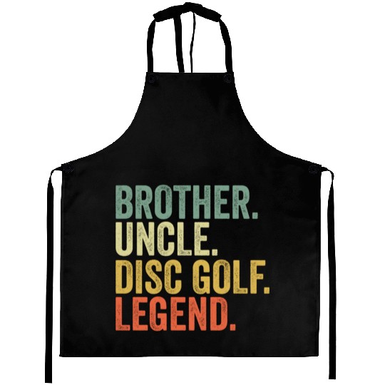 Disc Golf Brother Uncle Frisbee Sport Legend Aprons