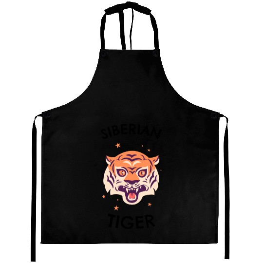 Siberian Tiger Aprons