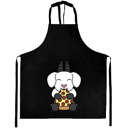 Goat Pizza Lover Aprons