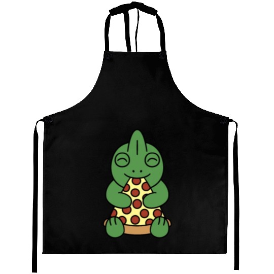 Chameleon Pizza Lover Aprons